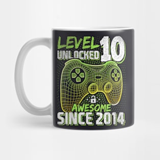 10th Birthday Gamer 10 Year Old Bday Boy Ten Son Mug